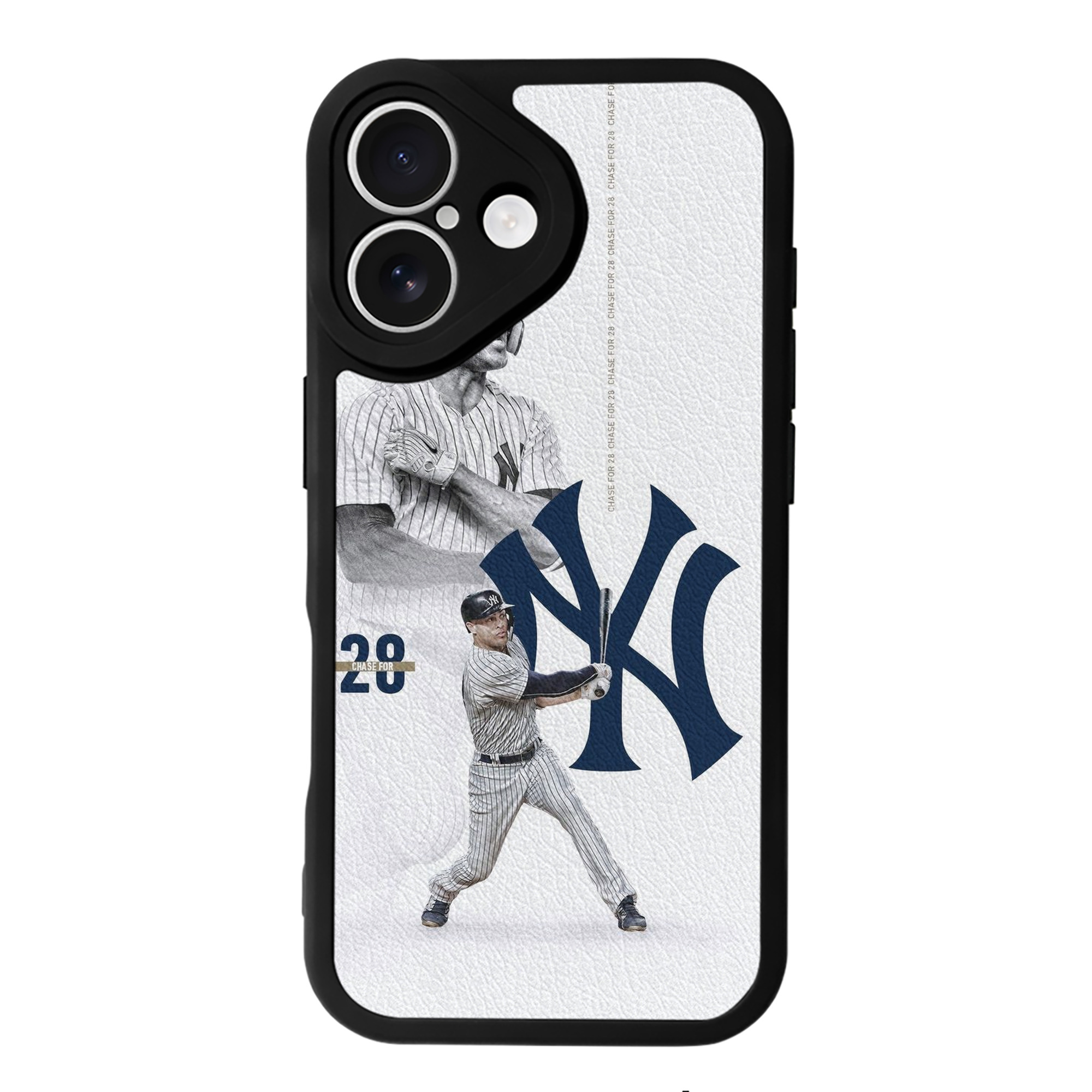 Giancarlo Stanton 10 IPhone 16 Silicone Leather Case – UV Print, Lambskin Texture – Perfect Fit, Wireless Charging Compatible, Scratch Resistant, Precise Cutouts – Stylish Protection For IPhone 16